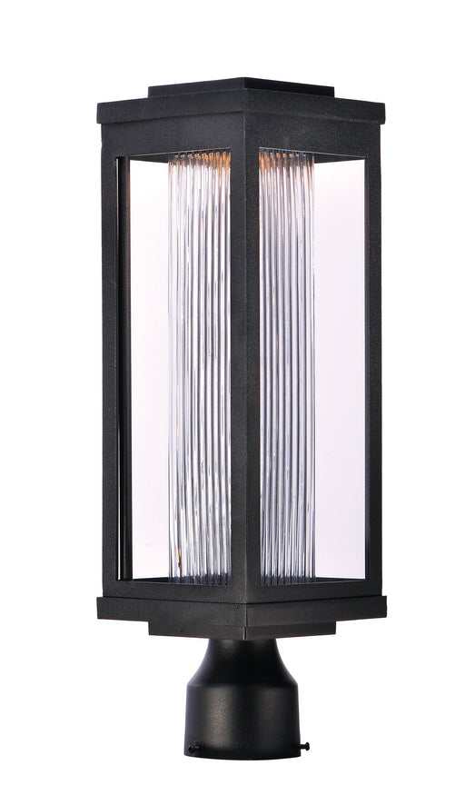 Salon LED Outdoor Post Light in Black