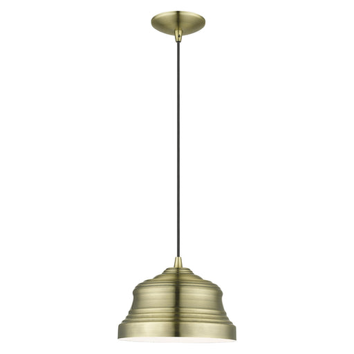 Endicott Bell Pendant in Antique Brass