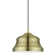 Endicott Bell Pendant in Antique Brass