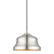 Endicott Bell Pendant in Brushed Nickel