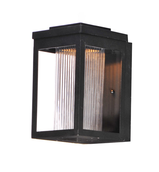 Salon 10" LED Outdoor Wall Sconce in Black