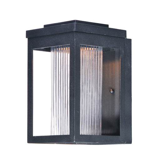 Salon 10" LED Outdoor Wall Sconce in Black
