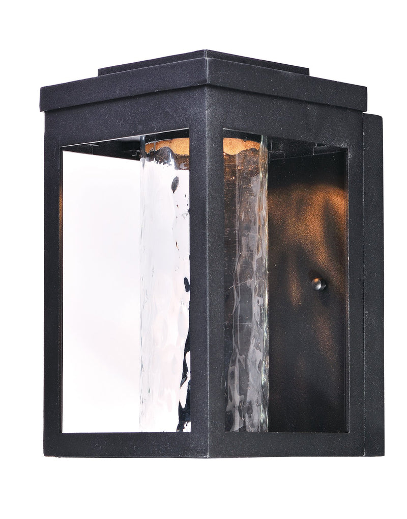 Salon 10" LED Outdoor Wall Sconce in Black
