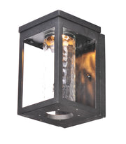 Salon 10" LED Outdoor Wall Sconce in Black