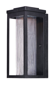 Salon 15" LED Outdoor Wall Sconce in Black