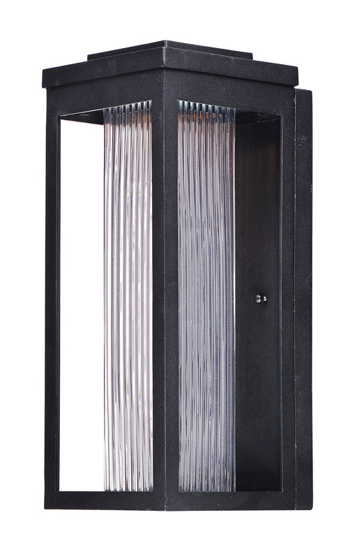 Salon 15" LED Outdoor Wall Sconce in Black