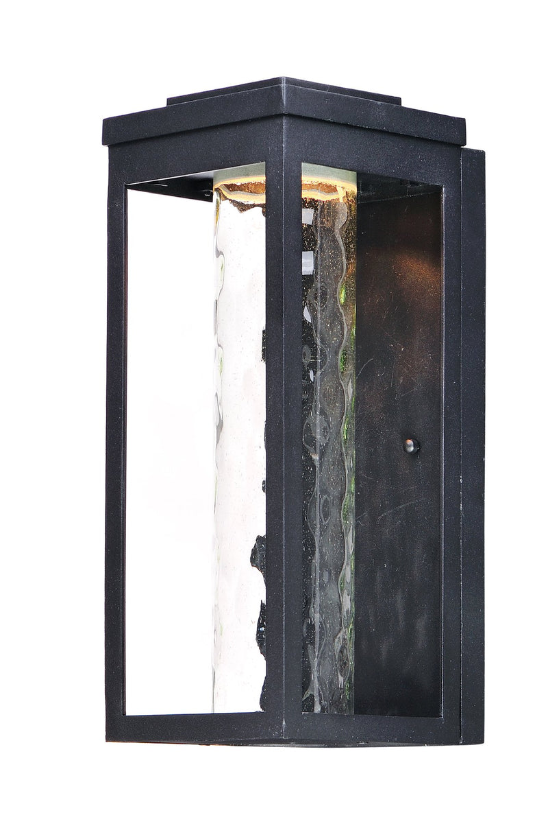 Salon 15" LED Outdoor Wall Sconce in Black