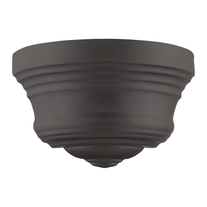 Endicott ADA Wall Sconce in Bronze with Antique Brass Finish Accents