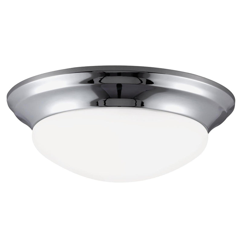 Nash 2-Light Flush Mount in Chrome