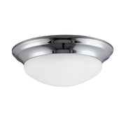Nash Three Light Flush Mount in Chrome