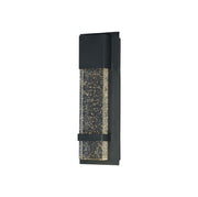 Cascade Small LED Outdoor Wall Sconce in Black