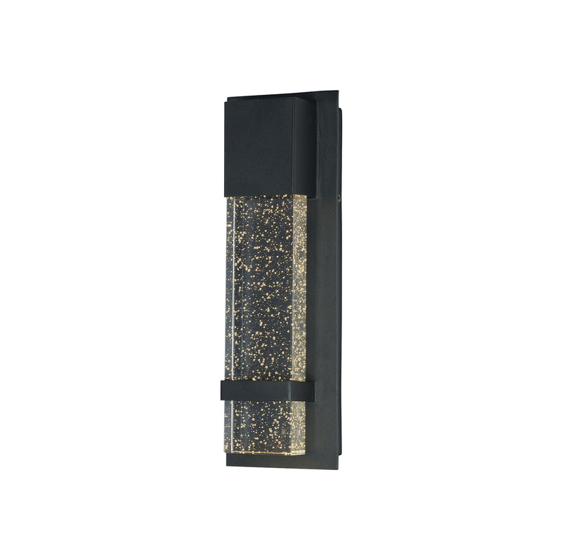 Cascade Small LED Outdoor Wall Sconce in Black
