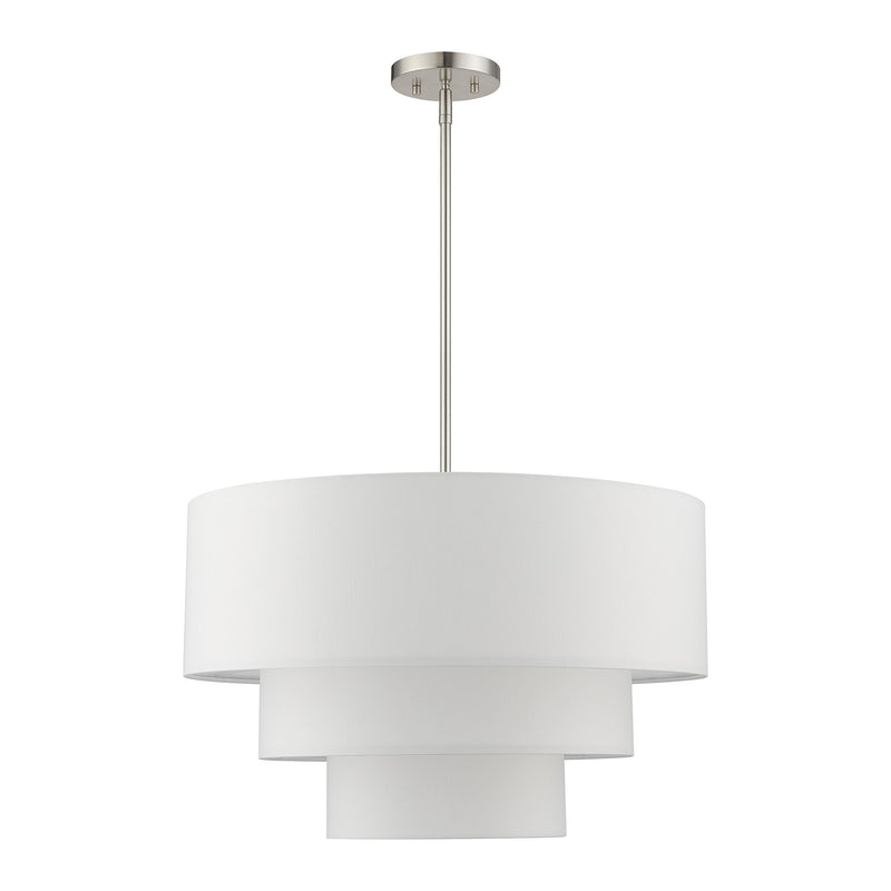 Carrington 4-Light Chandelier in Brushed Nickel