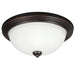 Geary One Light Flush Mount in Bronze