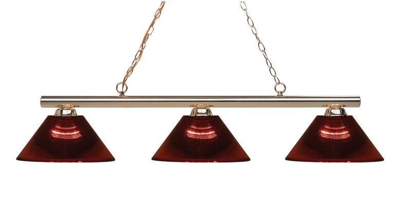 Sharp Shooter 3-Light Billiard - Lamps Expo