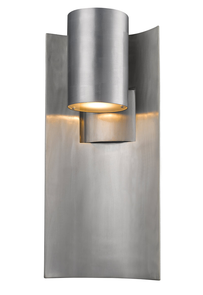Amador 1 Light 9" Outdoor Wall Light in Silver