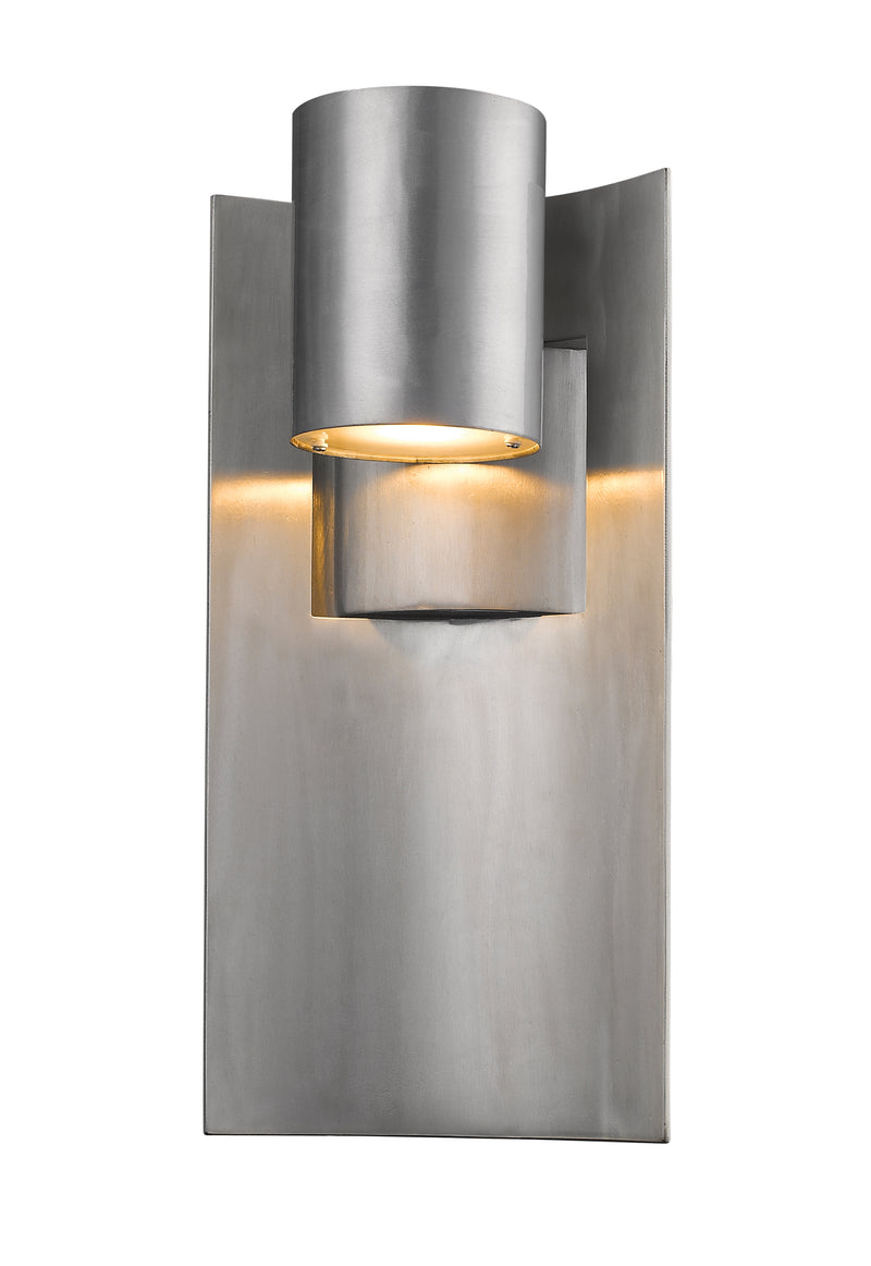 Amador 1 Light 7" Outdoor Wall Light in Silver