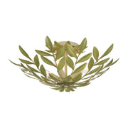 Broche 4 Light 20.75" Semi Flush Mount in Champagne Green Tea