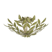 Broche 4 Light 20.75" Semi Flush Mount in Champagne Green Tea