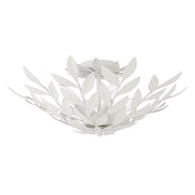 Broche 4 Light 20.75" Semi Flush Mount in Matte White