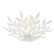 Broche 4 Light 20.75" Semi Flush Mount in Matte White