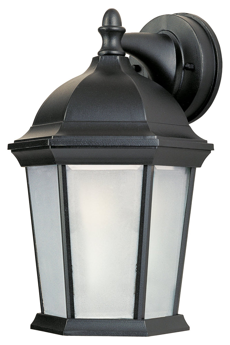 Builder Cast 1 Light Outdoor Wall Lantern in Black