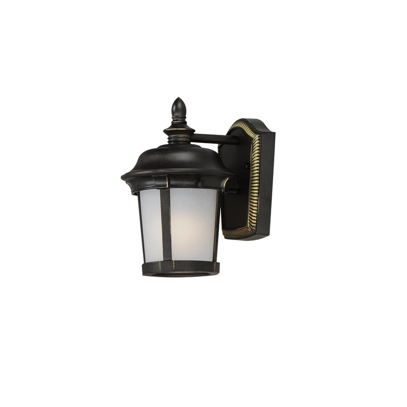 Dover 1 Light 9.5" Outdoor Wall Lantern in Bronze