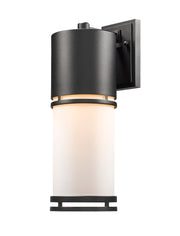 Luminata 1 Light 5.88" Outdoor Wall Light in Black