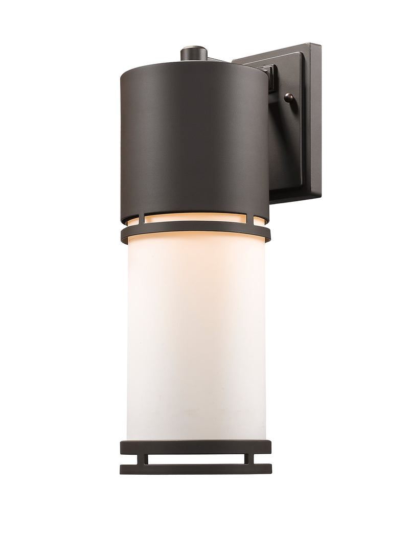Luminata 1 Light 5.88" Outdoor Wall Light in Deep Bronze