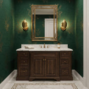 Petal Reign 11.25" Wall Sconce in Brass Kisser