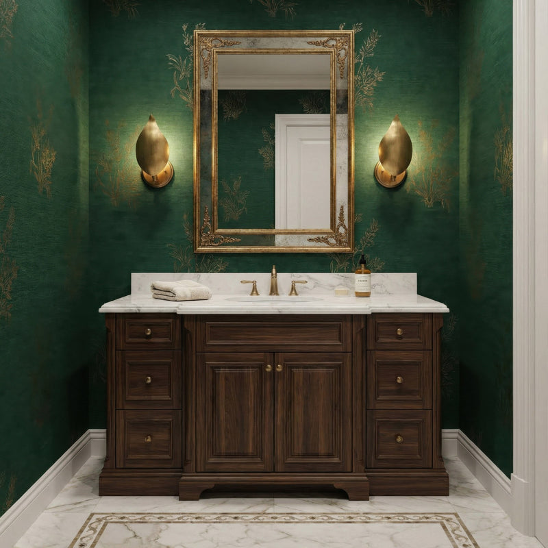 Petal Reign 11.25" Wall Sconce in Brass Kisser
