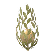 Broche 2 Light 8.25" Sconce in Champagne Green Tea