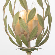 Broche 2 Light 8.25" Sconce in Champagne Green Tea