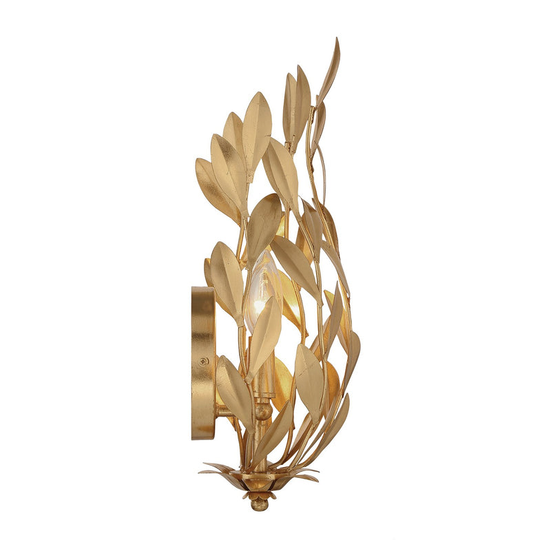 Broche 2 Light 8.25" Sconce in Antique Gold