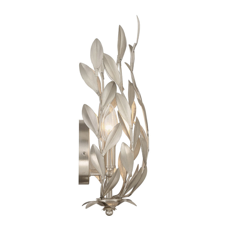 Broche 2 Light 8.25" Sconce in Antique Silver