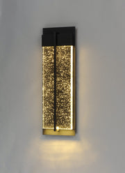 Cascade 21" LED Outdoor Wall Sconce in Black