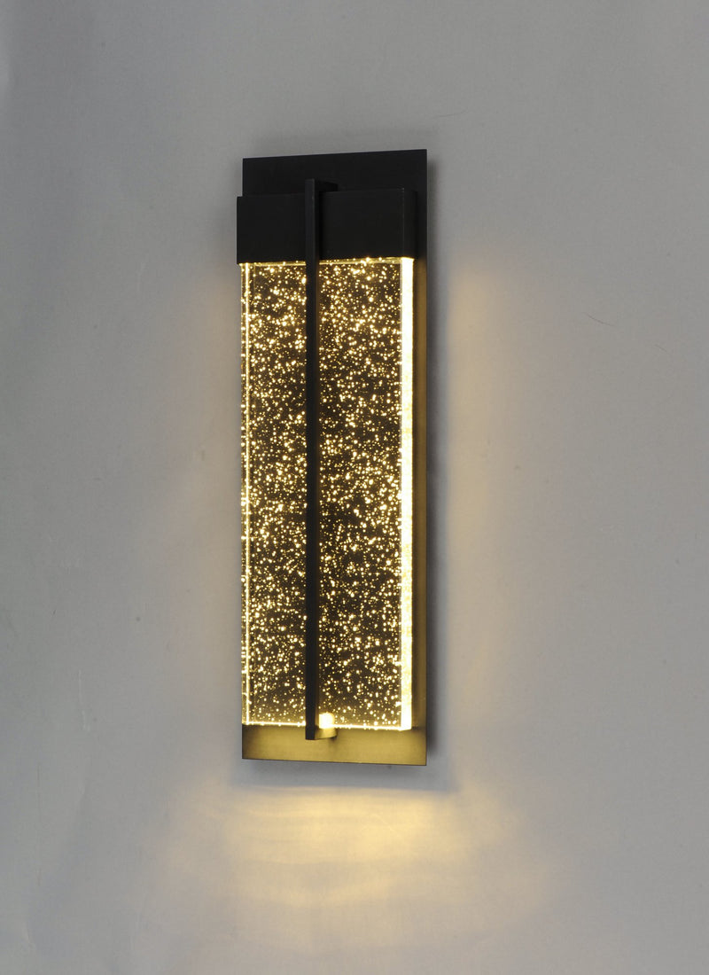 Cascade 21" LED Outdoor Wall Sconce in Black