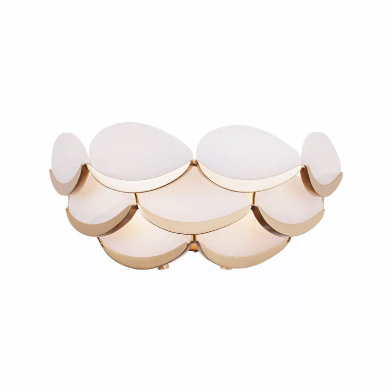 High Tide 2-Light 16" Vanity Light in French Gold