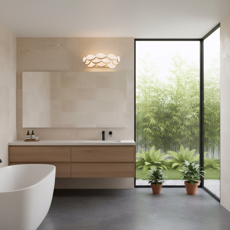 High Tide 3-Light 22" Vanity Light in French Gold