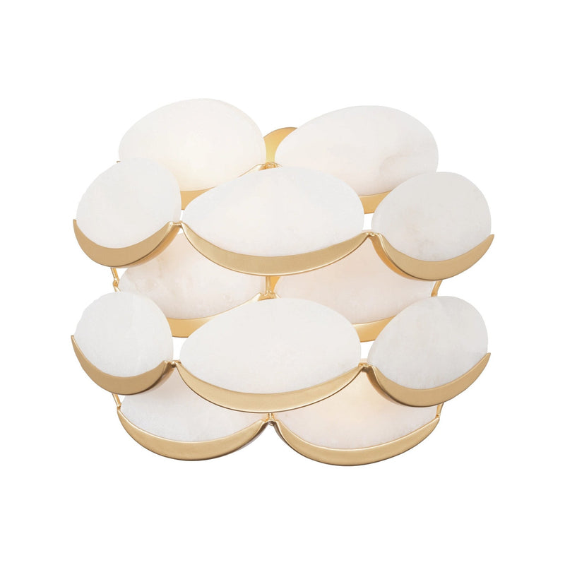 High Tide 2-Light 12" Wall Sconce in French Gold