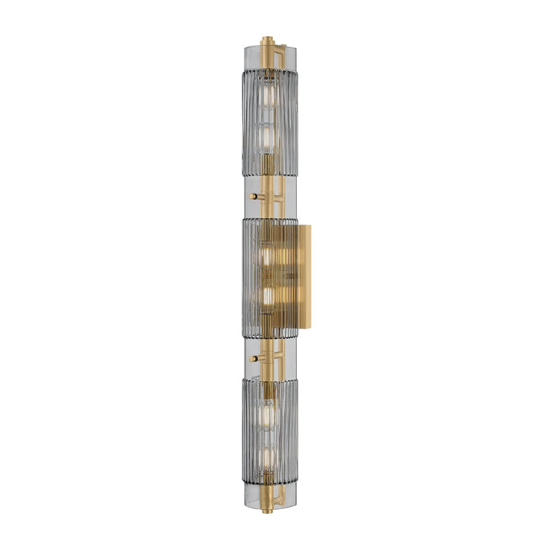 Duoro 6-Light Bath Vanity Light in Vintage Brass