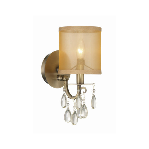 Hampton 1 Light 5.5" Sconce in Antique Brass