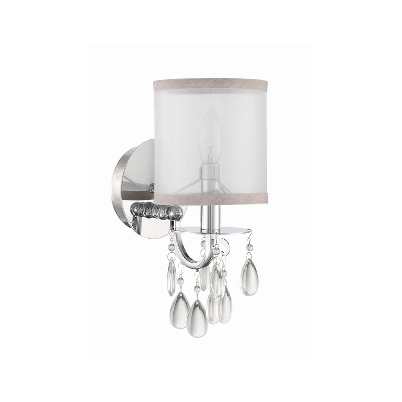 Hampton 1 Light 5.5" Sconce in Polished Chrome