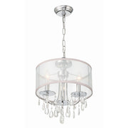 Hampton 3 Light 14" Pendant in Polished Chrome