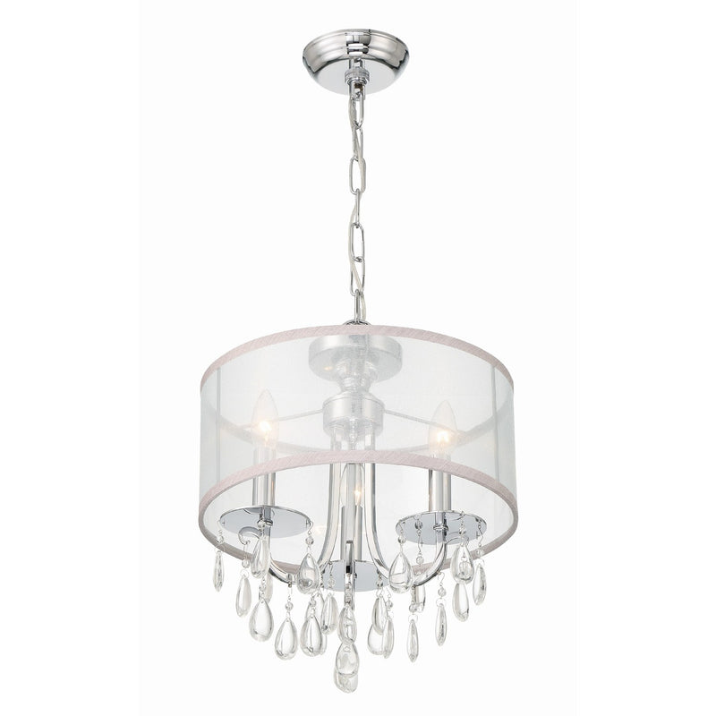 Hampton 3 Light 14" Pendant in Polished Chrome