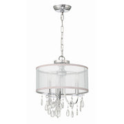Hampton 3 Light 14" Pendant in Polished Chrome