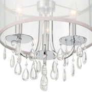 Hampton 3 Light 14" Pendant in Polished Chrome