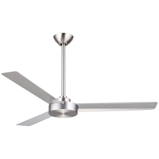 Roto 52" Ceiling Fan in Brushed Aluminum / Silver