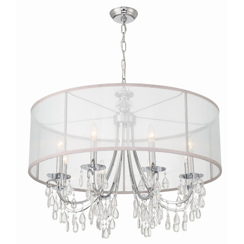Hampton 8 Light 32" Chandelier in Polished Chrome