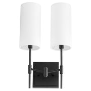 Hamilton 2 Light Wall Sconce in Matte Black
